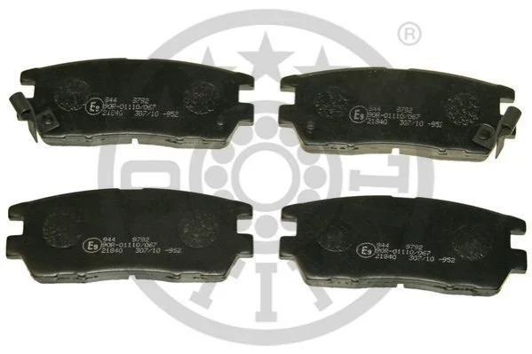 KLOCKI HAMULCOWE MITSUBISHI PAJERO/SHOGUN   CANVAS TOP (V2_W, V4_W), PAJERO/SHOGUN MK II (V3 90-00 TYL SZT OPTIMAL BP09792 (фото 1)