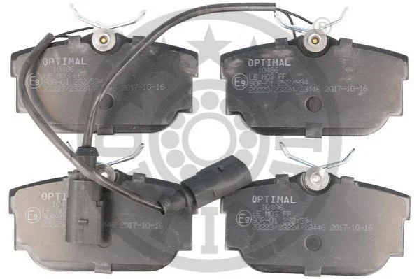 KLOCKI HAMULCOWE FORD GALAXY (WGR), SEAT ALHAMBRA (7V8, 7V9), VW SHARAN (7M8, 7M9, 7M6), TRA 90-10 TYL SZT OPTIMAL BP10486 (фото 1)