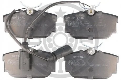 KLOCKI HAMULCOWE FORD GALAXY (WGR), SEAT ALHAMBRA (7V8, 7V9), VW SHARAN (7M8, 7M9, 7M6), TRA 90-10 TYL SZT OPTIMAL BP10486
