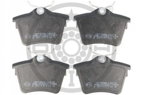 KLOCKI HAMULCOWE CITROËN C5 III (RD_), C5 III BREAK (RW_), PEUGEOT 407 (6D_), 407 COUPE (6C_ 00-04 TYL SZT OPTIMAL BP12215