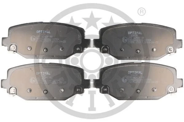 KLOCKI HAMULCOWE CHRYSLER GRAND VOYAGER V (RT), DODGE CARAVAN, JOURNEY, FIAT FREEMONT (345_) 10-14 TYL SZT OPTIMAL BP12608 (фото 1)