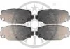 KLOCKI HAMULCOWE CHRYSLER GRAND VOYAGER V (RT), DODGE CARAVAN, JOURNEY, FIAT FREEMONT (345_) 10-14 TYL SZT OPTIMAL BP12608 (фото 1)