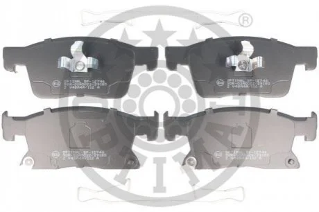 KLOCKI HAMULCOWE OPEL ASTRA K (B16), ASTRA K SPORTS TOURER (B16), VAUXHALL ASTRA MK VII (K) 15> PRZOD SZT OPTIMAL BP12746