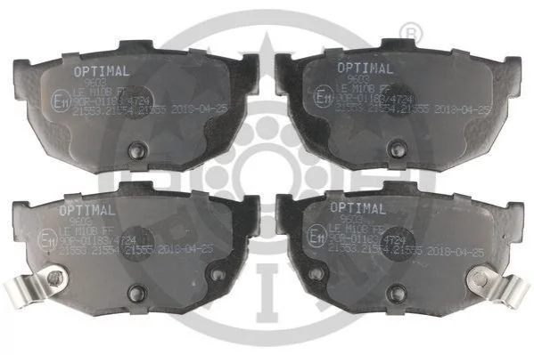 KLOCKI HAMULCOWE HYUNDAI ELANTRA (XD), LANTRA (GK), LANTRA (RD), LANTRA MK II (J-2), LANTRA 95-09 TYL SZT OPTIMAL BP09603 (фото 1)