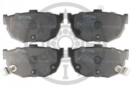 KLOCKI HAMULCOWE HYUNDAI ELANTRA (XD), LANTRA (GK), LANTRA (RD), LANTRA MK II (J-2), LANTRA 95-09 TYL SZT OPTIMAL BP09603
