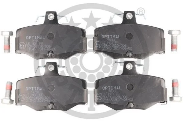 KLOCKI HAMULCOWE NISSAN ALMERA MK II (N16), ALMERA TINO (V10), PRIMERA (P10), PRIMERA (P11), 90-06 TYL SZT OPTIMAL BP09690 (фото 1)
