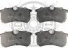 KLOCKI HAMULCOWE FORD FIESTA V (JH_, JD_), FIESTA VI (CB1, CCN), FIESTA VI VAN, FOCUS (DAW, 98-08 TYL SZT OPTIMAL BP10310 (фото 1)