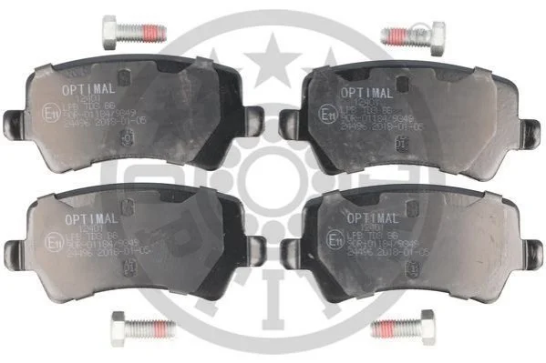 KLOCKI HAMULCOWE FORD GALAXY (WA6), S-MAX (WA6), LAND ROVER RANGE ROVER EVOQUE (L538), RANGE 06-15 TYL SZT OPTIMAL BP12401 (фото 1)