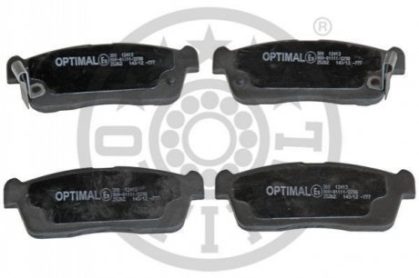 KLOCKI HAMULCOWE DAIHATSU CHARADE VI (L251, L250_, L260_), CUORE VII (L275_, L285_, L276_), 03> PRZOD SZT OPTIMAL BP12413