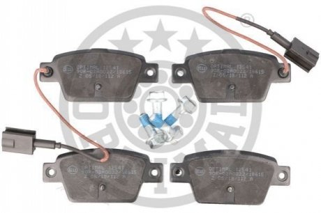 KLOCKI HAMULCOWE ALFA ROMEO MITO (955_), CHRYSLER DELTA, FIAT BRAVO II (198_), MULTIPLA (186 99-14 TYL SZT OPTIMAL BP12541