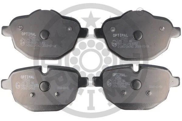 KLOCKI HAMULCOWE BMW 5 (F10), 5 TOURING (F11), I8 (I12), I8 ROADSTER (I15), X3 (F25), X4 (F2 09-14 TYL SZT OPTIMAL BP12548 (фото 1)