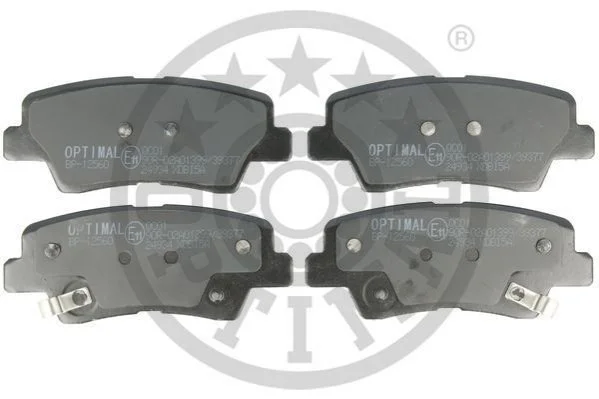 KLOCKI HAMULCOWE HYUNDAI IX35 (LM, EL, ELH), SONATA V (NF), TUCSON (JM), TUCSON (TL, TLE), K 04-15 TYL SZT OPTIMAL BP12560 (фото 1)
