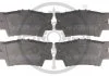 KLOCKI HAMULCOWE LEXUS ES (_V4_), ES (_V6_), HS (ANF10), TOYOTA CAMRY SALOON (_V4_), CAMRY S 05-11 TYL SZT OPTIMAL BP12311 (фото 1)