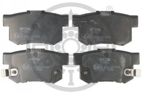 KLOCKI HAMULCOWE HONDA ACCORD VII (CL, CN), ACCORD VII TOURER (CM, CN), CR-V MK II (RD_), FR 91-08 TYL SZT OPTIMAL BP09823