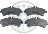 KLOCKI HAMULCOWE MERCEDES-BENZ SPRINTER 4,6-T BOX (906), SPRINTER 4,6-T PLATFORM/CHASSIS (90 06-16 TYL SZT OPTIMAL BP12472 (фото 1)
