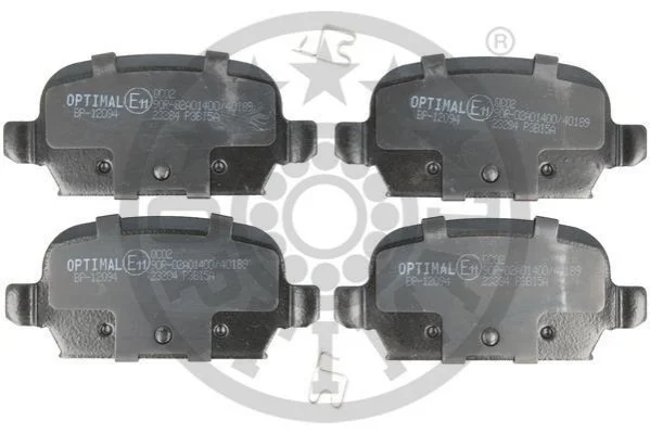 KLOCKI HAMULCOWE OPEL CORSA C (X01), CORSA C BOX (X01), TIGRA TWINTOP (X04), VAUXHALL CORSA 00-12 TYL SZT OPTIMAL BP12094 (фото 1)