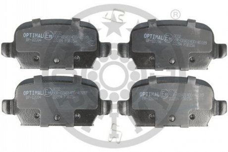 KLOCKI HAMULCOWE OPEL CORSA C (X01), CORSA C BOX (X01), TIGRA TWINTOP (X04), VAUXHALL CORSA 00-12 TYL SZT OPTIMAL BP12094