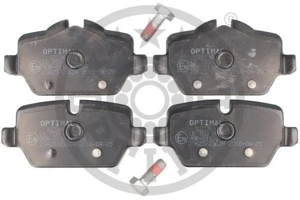KLOCKI HAMULCOWE BMW 1 (E81), 1 (E87), 3 (E90), 3 COUPE (E92), MINI MINI COUNTRYMAN (R60), M 04-16 TYL SZT OPTIMAL BP12236 (фото 1)