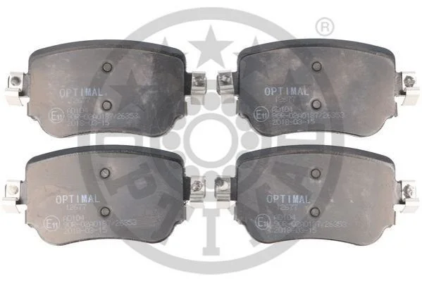 KLOCKI HAMULCOWE AUDI A1 (8X1, 8XK), A1 SPORTBACK (8XA, 8XF), Q3 (8UB, 8UG), SEAT ALHAMBRA (10> TYL SZT OPTIMAL BP12677 (фото 1)