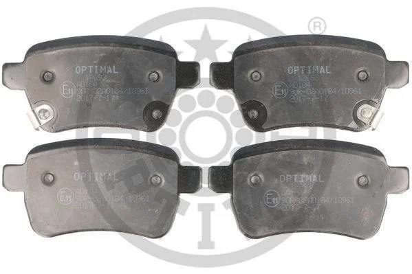 KLOCKI HAMULCOWE FIAT 500L (351_, 352_), OPEL ADAM (M13), CORSA E (X15), CORSA E VAN (X15), 12> TYL SZT OPTIMAL BP12693 (фото 1)