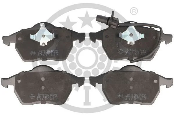 KLOCKI HAMULCOWE FORD GALAXY (WGR), SEAT ALHAMBRA (7V8, 7V9), VW SHARAN (7M8, 7M9, 7M6) 95-10 PRZOD SZT OPTIMAL BP12093 (фото 1)
