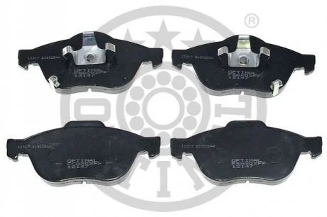 KLOCKI HAMULCOWE TOYOTA AVENSIS (T22), AVENSIS ESTATE (T22), AVENSIS LIFTBACK (T22) 97-03 PRZOD SZT OPTIMAL BP12147