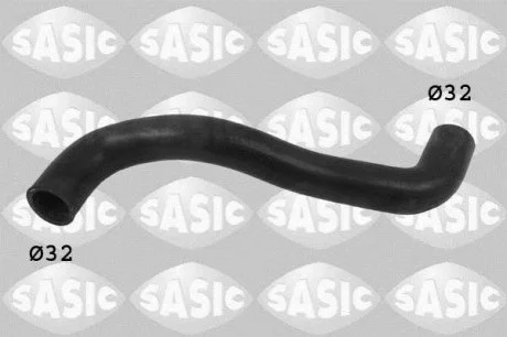 Шланг гумовий системи охолодження верх (32мм) RENAULT GRAND SCENIC II, MEGANE II, SCENIC II 1.4-2.0 11.02- SASIC 3404014