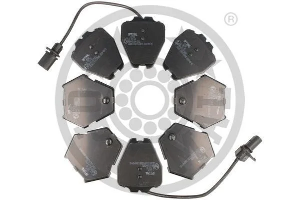 KLOCKI HAMULCOWE AUDI A4 (8D2 B5) A4 AVANT (8D5 B5) A6 (4B2 C5) A6 AVANT (4B5 C5) 97-05 PRZOD SZT OPTIMAL BP12158 (фото 1)