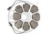 KLOCKI HAMULCOWE AUDI A4 (8D2 B5) A4 AVANT (8D5 B5) A6 (4B2 C5) A6 AVANT (4B5 C5) 97-05 PRZOD SZT OPTIMAL BP12158 (фото 2)