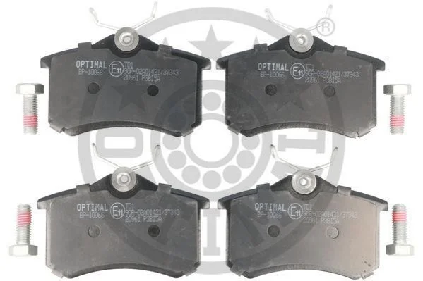 KLOCKI HAMULCOWE AUDI A1 (8X1, 8XK), A1 SPORTBACK (8XA, 8XF), A2 (8Z0), A3 (8L1), 88-15 TYL SZT OPTIMAL BP10066 (фото 1)