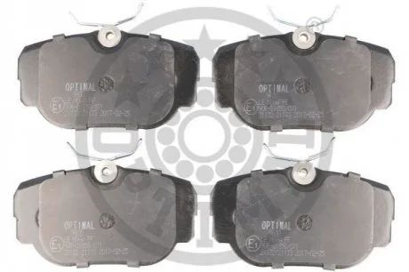 KLOCKI HAMULCOWE BMW 3 (E30), 3 CONVERTIBLE (E30), 3 TOURING (E30), Z1 ROADSTER 82-94 PRZOD SZT OPTIMAL BP09600
