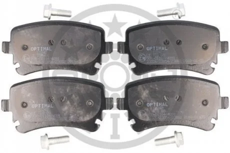 KLOCKI HAMULCOWE AUDI A4 (8E2 B6) A4 (8EC B7) A4 AVANT (8E5 B6) A4 AVANT (8ED B7) 99-11 TYL SZT OPTIMAL BP12242