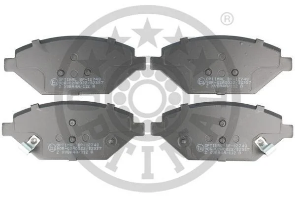 KLOCKI HAMULCOWE LAND ROVER RANGE ROVER MK III (L322), RANGE ROVER SPORT (L320) 05-13 PRZOD SZT OPTIMAL BP12478 (фото 1)