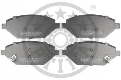 KLOCKI HAMULCOWE LAND ROVER RANGE ROVER MK III (L322), RANGE ROVER SPORT (L320) 05-13 PRZOD SZT OPTIMAL BP12478