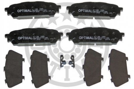 KLOCKI HAMULCOWE SUBARU FORESTER (SG), IMPREZA ESTATE (GG), IMPREZA SALOON (GD) 00-09 TYL SZT OPTIMAL BP12406