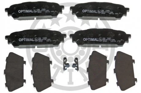 KLOCKI HAMULCOWE SUBARU FORESTER (SG), IMPREZA ESTATE (GG), IMPREZA SALOON (GD) 00-09 TYL SZT OPTIMAL BP12406