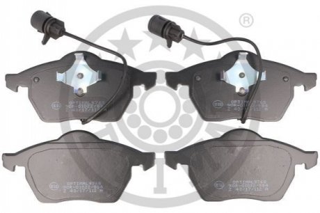 KLOCKI HAMULCOWE AUDI 100 (4A2 C4) 100 AVANT (4A5 C4) A6 (4A2 C4) A6 (4B2 C5) 90-05 PRZOD SZT OPTIMAL BP09768