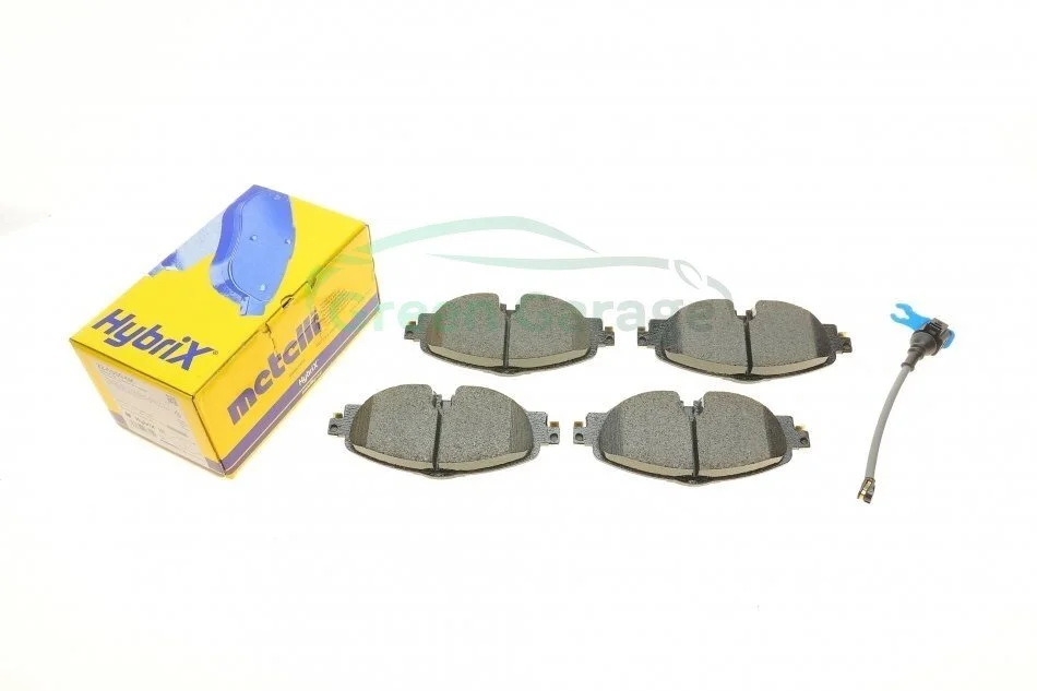 Колодки тормозные (передние) Audi A3/Q2/Q3/Seat/Skoda Octavia/Kodiaq/VW Golf/Passat B8 12- (+датчик) METELLI 2209500K (фото 1)