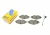 Колодки тормозные (передние) Audi A3/Q2/Q3/Seat/Skoda Octavia/Kodiaq/VW Golf/Passat B8 12- (+датчик) METELLI 2209500K (фото 1)