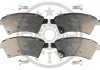 KLOCKI HAMULCOWE FIAT SEDICI (FY), SUZUKI SX4 (EY, GY), SX4 SALOON (GY, RW) 06-14 PRZOD SZT OPTIMAL BP12359 (фото 1)
