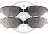 KLOCKI HAMULCOWE RENAULT MEGANE II (BM0/1, CM0/1), MEGANE II SALOON (LM0/1) 02-09 PRZOD SZT OPTIMAL BP12159 (фото 1)