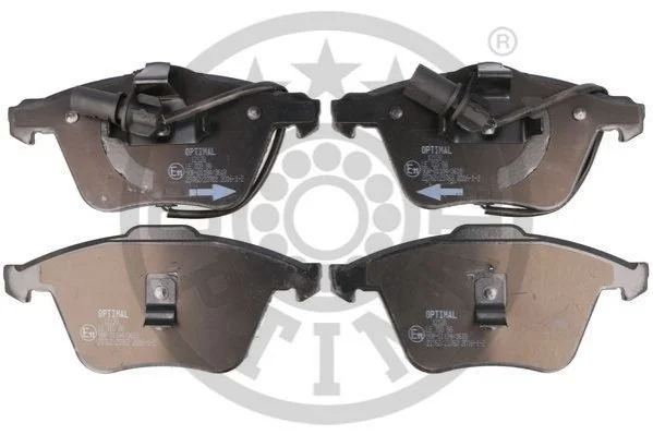 KLOCKI HAMULCOWE AUDI A6 (4B2, C5), A6 AVANT (4B5, C5), ALLROAD (4BH, C5) 97-05 PRZOD SZT OPTIMAL BP12128 (фото 1)