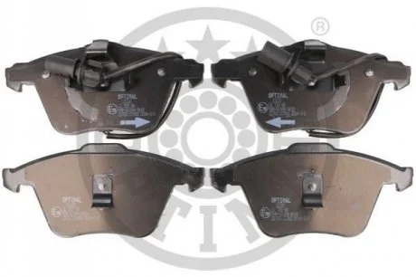 KLOCKI HAMULCOWE AUDI A6 (4B2, C5), A6 AVANT (4B5, C5), ALLROAD (4BH, C5) 97-05 PRZOD SZT OPTIMAL BP12128