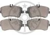 Колодки тормозные (передние) MB C-class (W203/CL203/S203)/CLK-class (C209)/SLK-class (R171) 00-11 OPTIMAL BP10467 (фото 2)