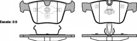 К-кт колодок зад. DB CL-Series (W216)/S-Series (W221)/ML-Series (W164)/R-Series (W251) (05-13) REMSA 121600