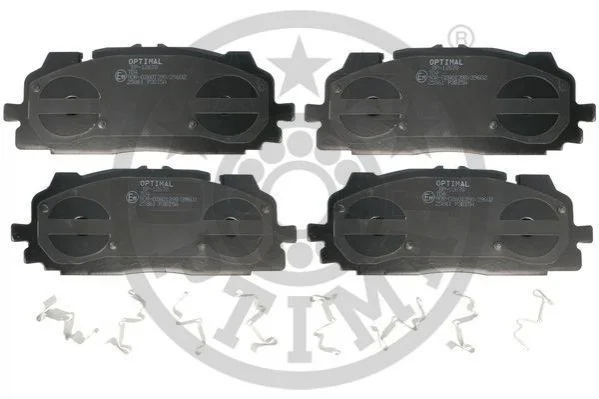 KLOCKI HAMULCOWE AUDI A4 (8W2 8WC B9) A4 AVANT (8W5 8WD B9) A5 (F53 F5P) 15> PRZOD SZT OPTIMAL BP12678 (фото 1)