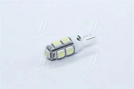 Лампа LED б / ц габарит і панель приладів T10 9SMD W5W 12V WHITE <> TEMPEST TMP15T1012V