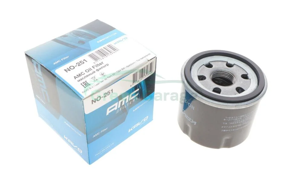 PARTS NISSAN Фильтр масляный H=60mm Kubistar,Dacia,Logan,Renault Kangoo,Clio 1,0/1,2 98- KAVO NO251 (фото 1)