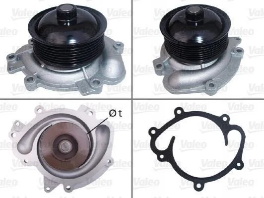 Насос водяний MERCDES C320 CDI 05-, C350 CDI 08-, E280 CDI 05-, CLK 320 CDI 05- VALEO 506980 (фото 1)