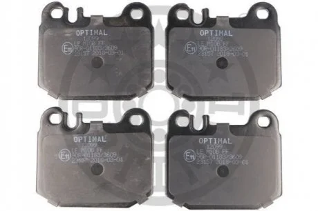 KLOCKI HAMULCOWE MASERATI QUATTROPORTE V, MERCEDES-BENZ M-CLASS (W163) 98-05 TYL SZT OPTIMAL BP12099